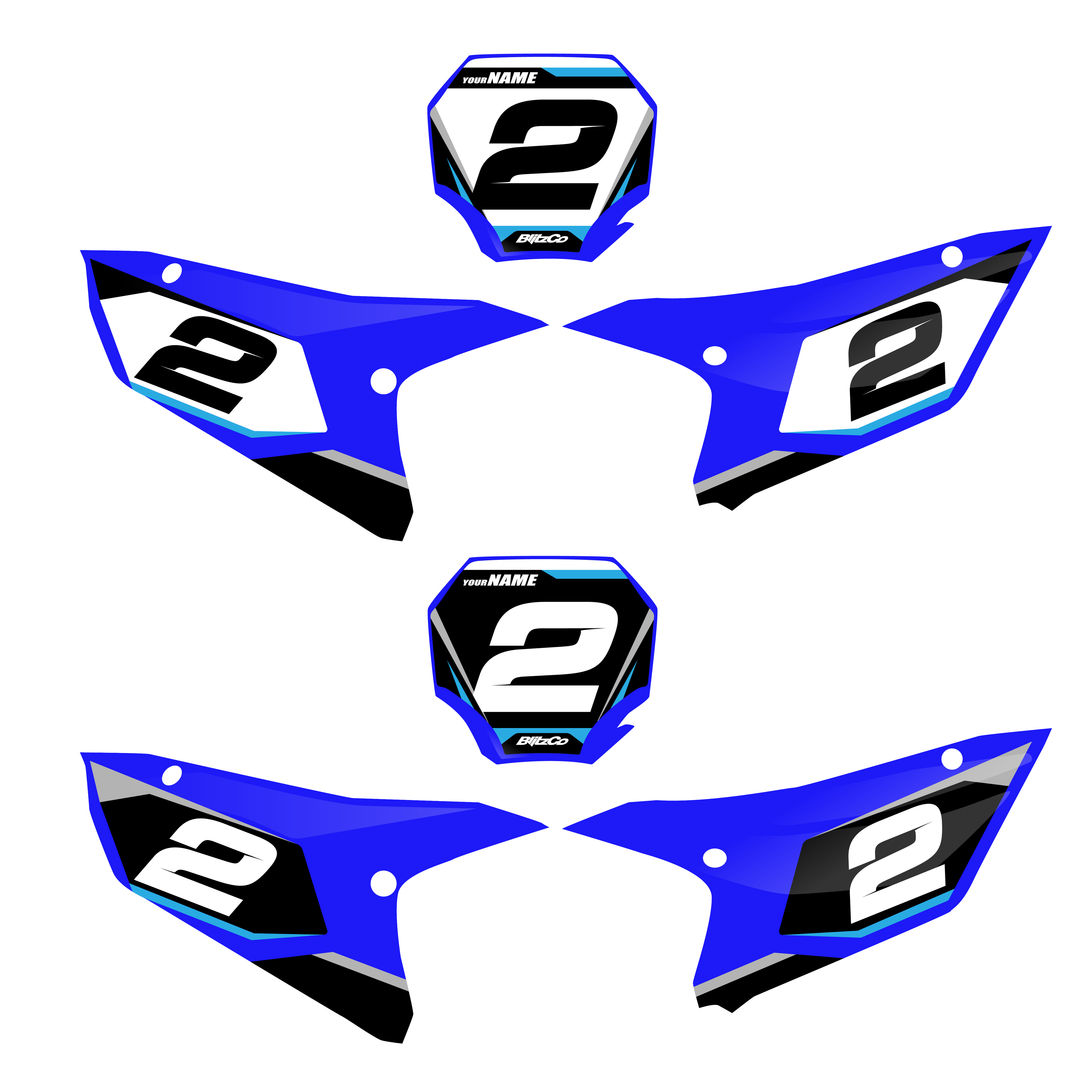 Yamaha Number Plates 001