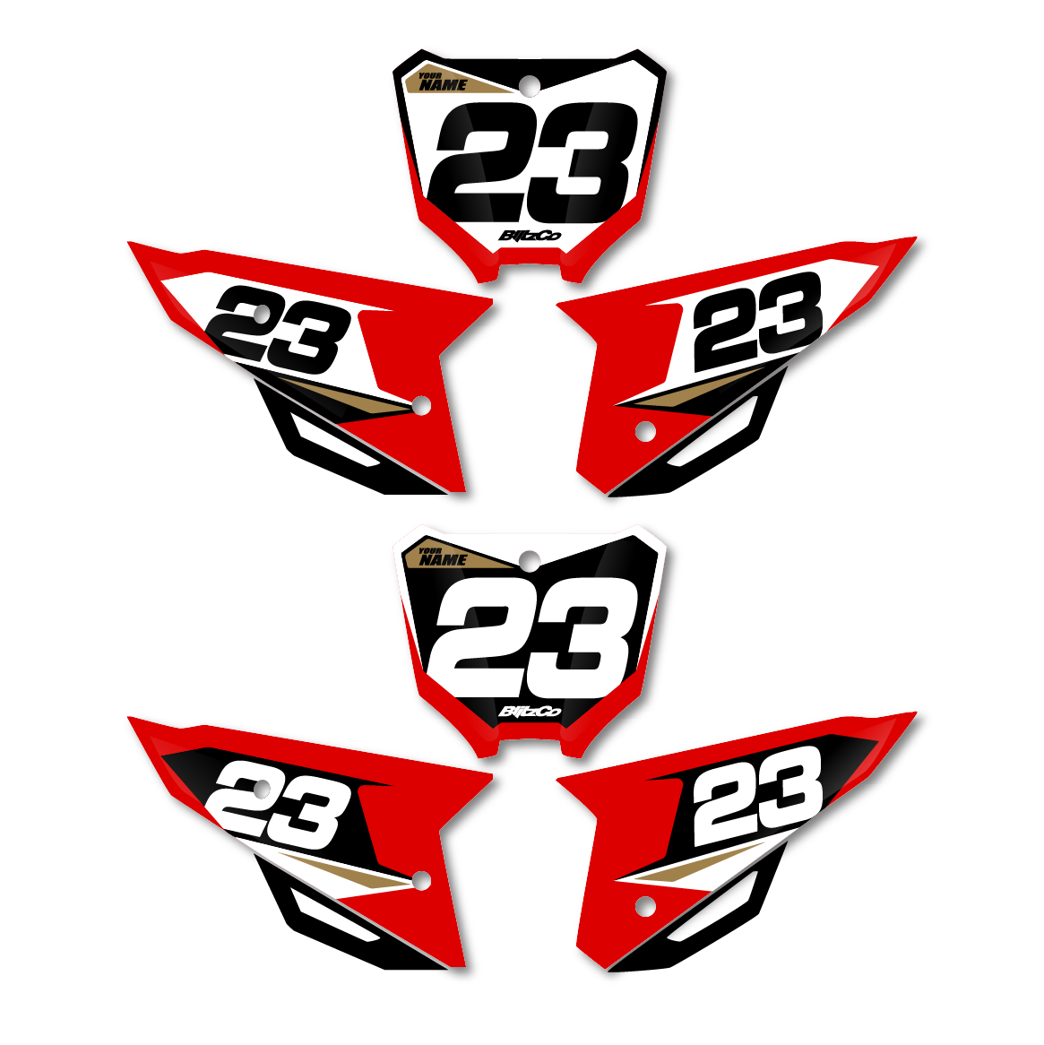 Honda Number Plates 001