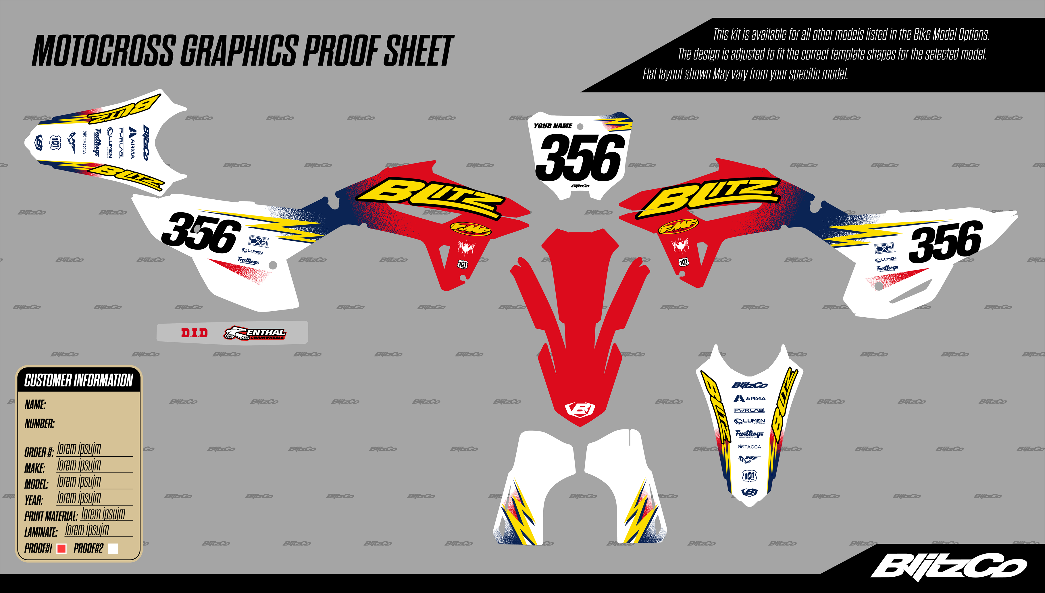 Honda Graphics Kit - 001