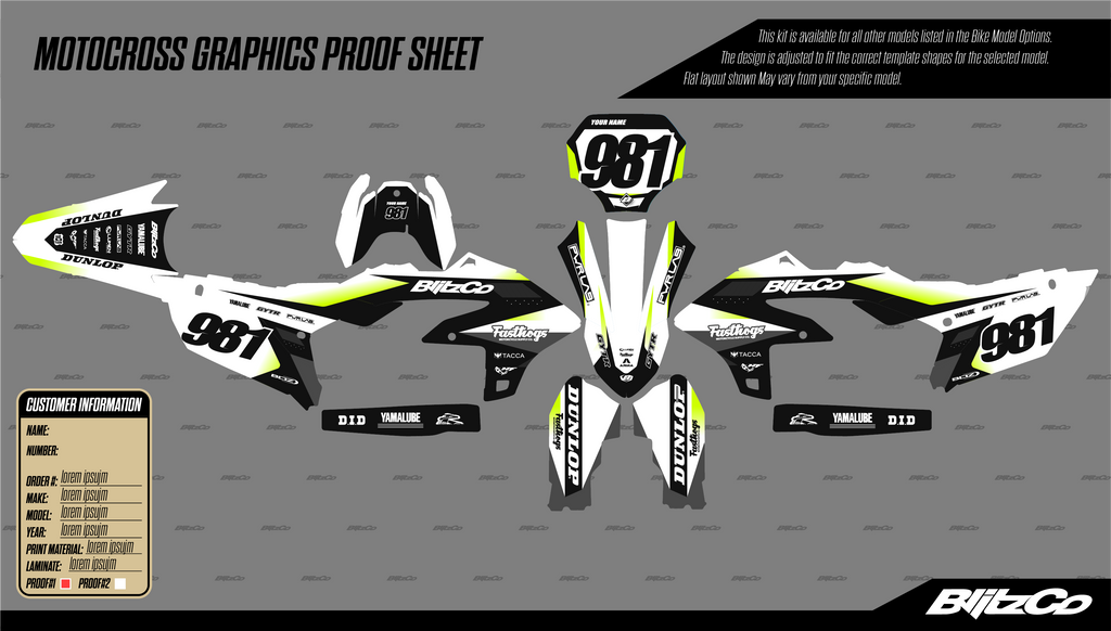Yamaha Graphics Kit - 009