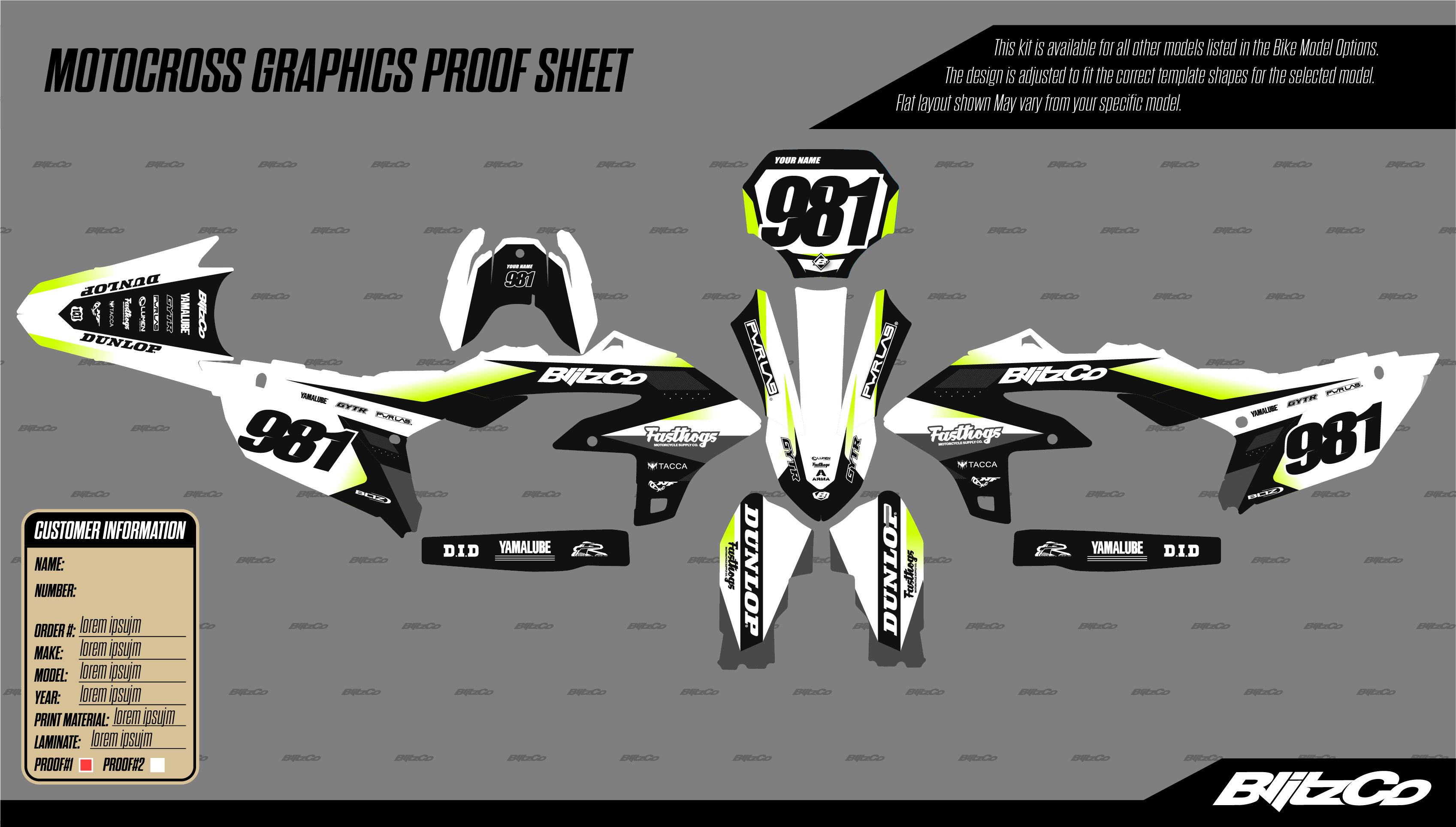 Yamaha Graphics Kit - 009