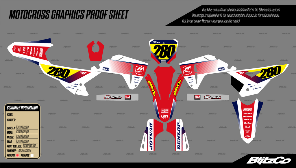 Honda Graphics Kit - 010