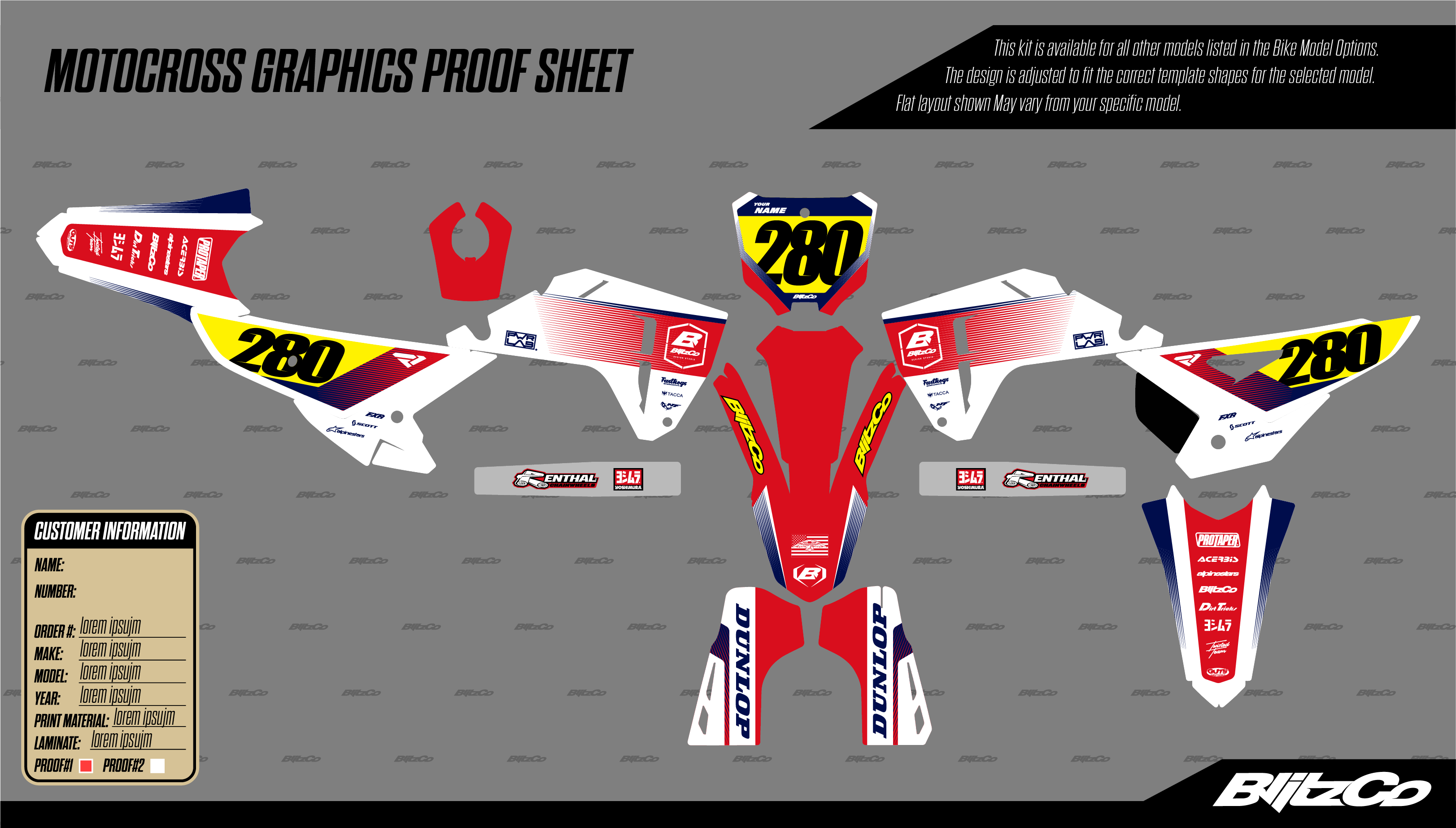 Honda Graphics Kit - 010