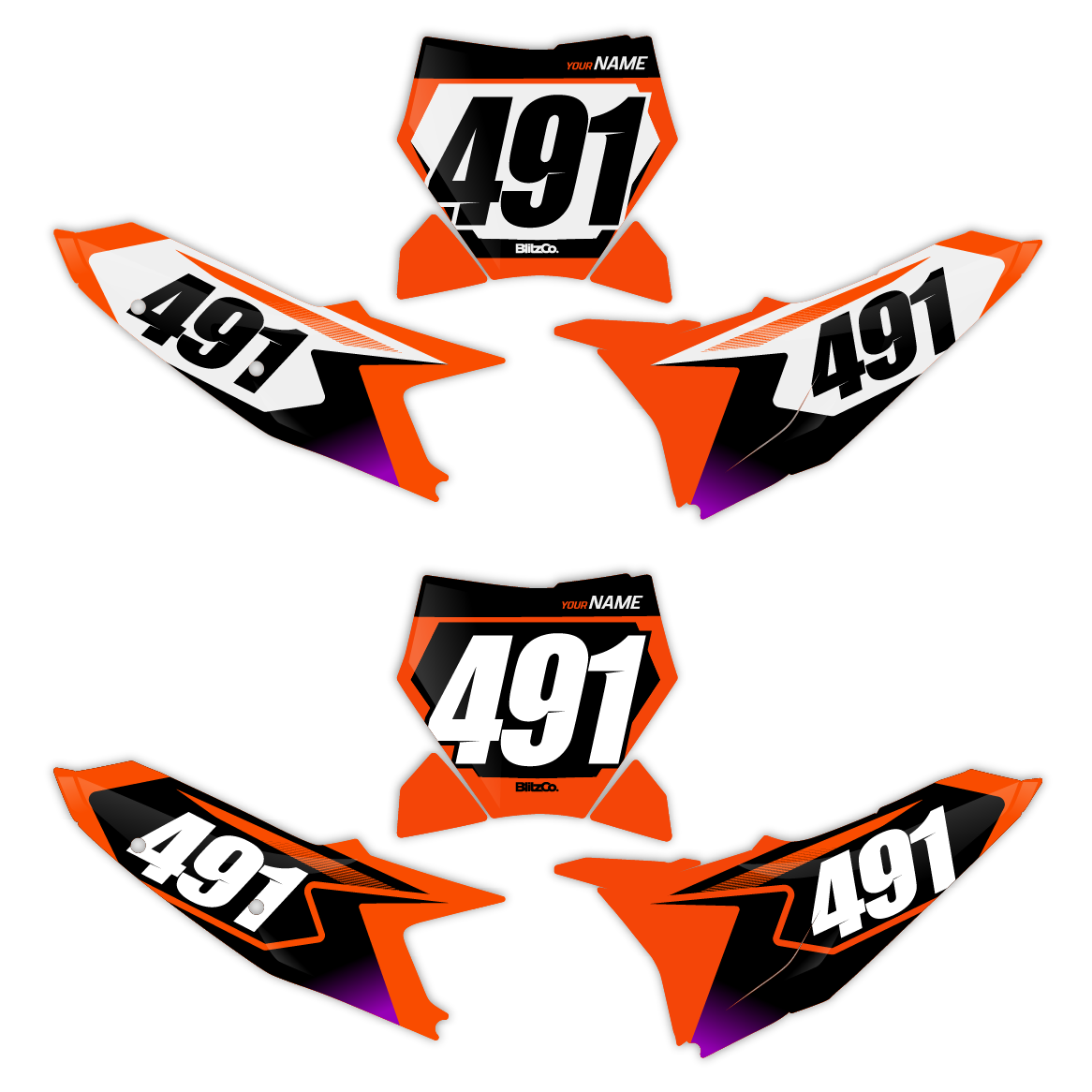 KTM Number Plates 001