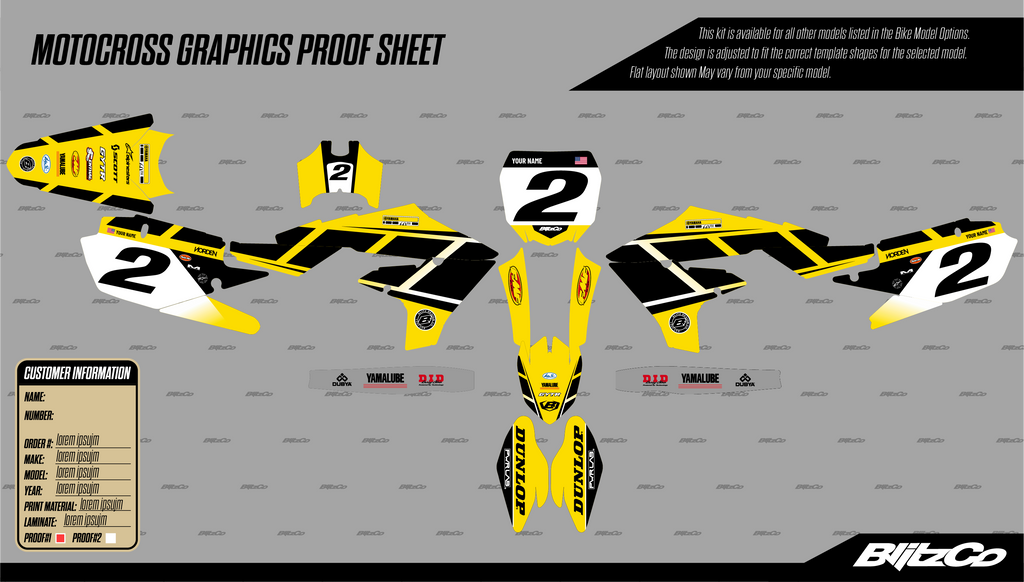 Yamaha Graphics Kit - 005
