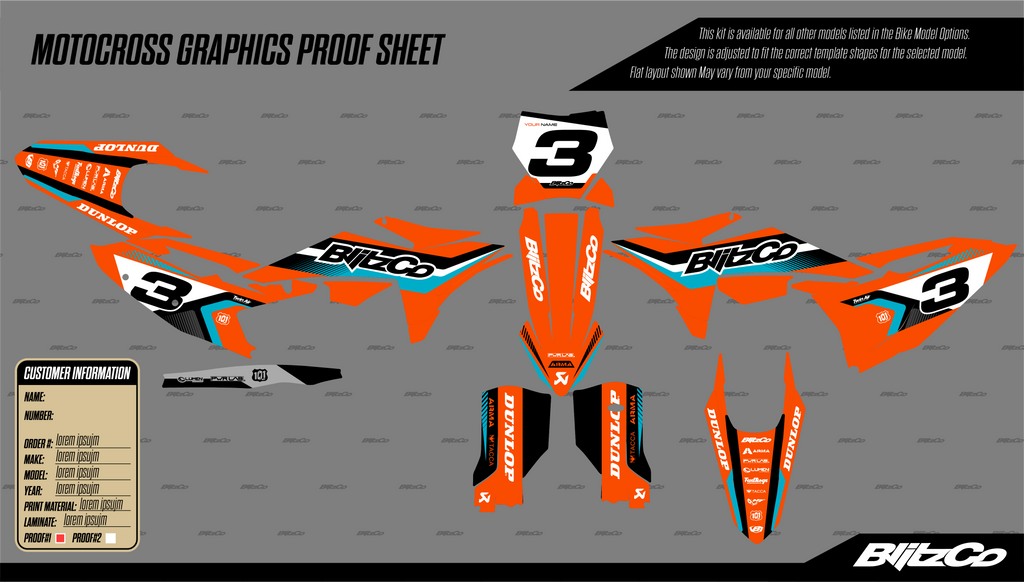 KTM Graphics Kit- 005