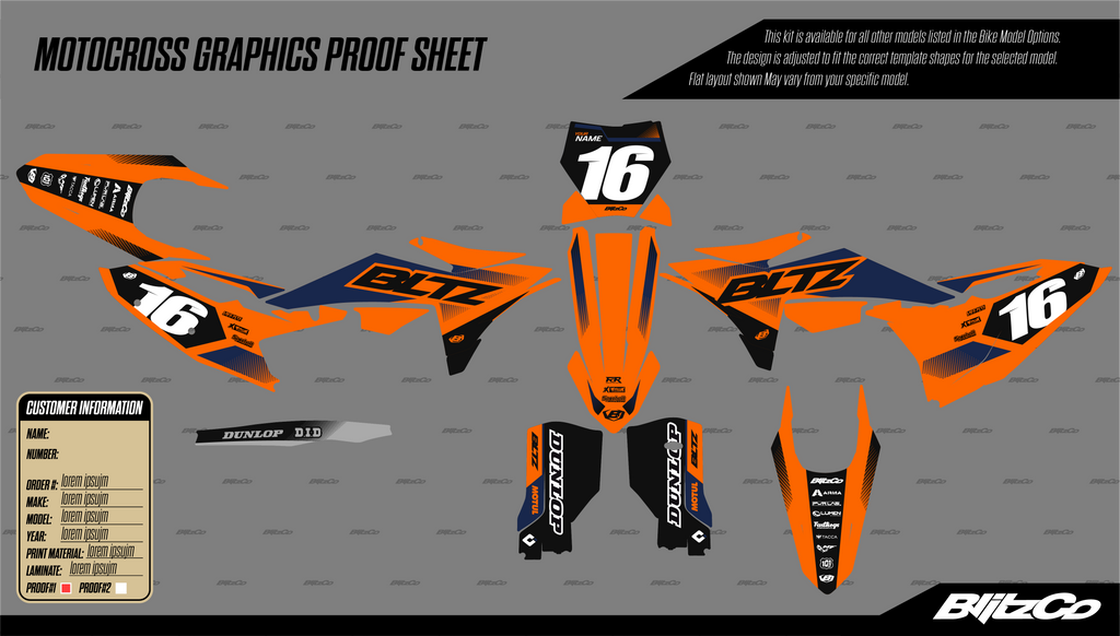 KTM Graphics Kit- 008
