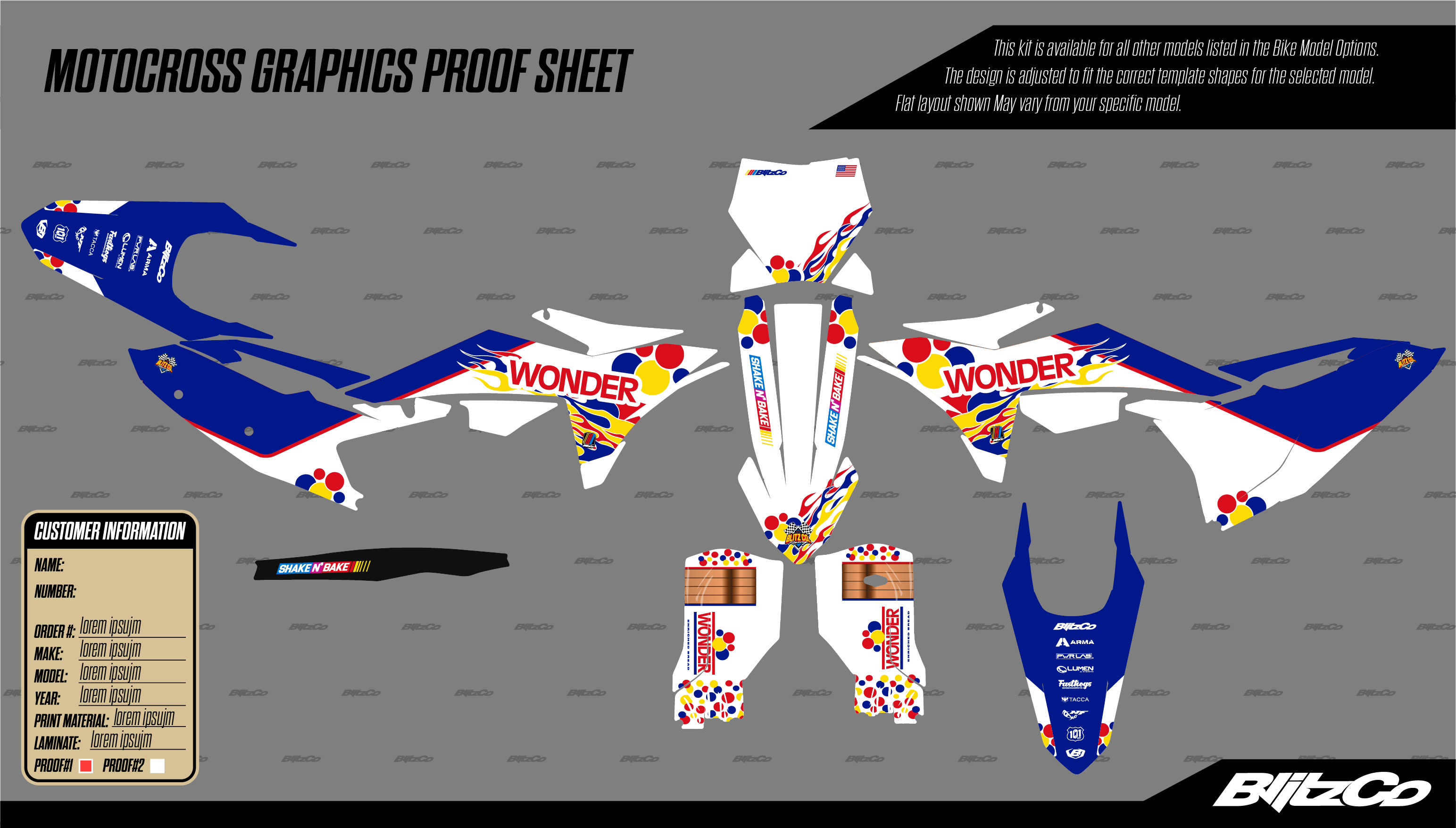 KTM Graphics Kit- Shake n' Bake